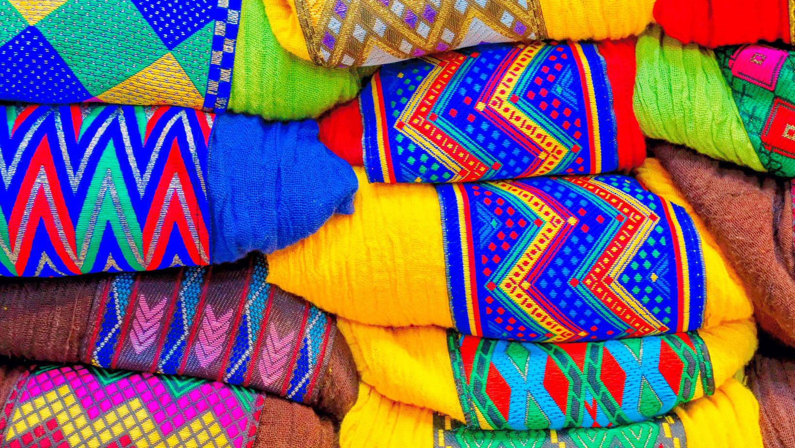 colorful textiles