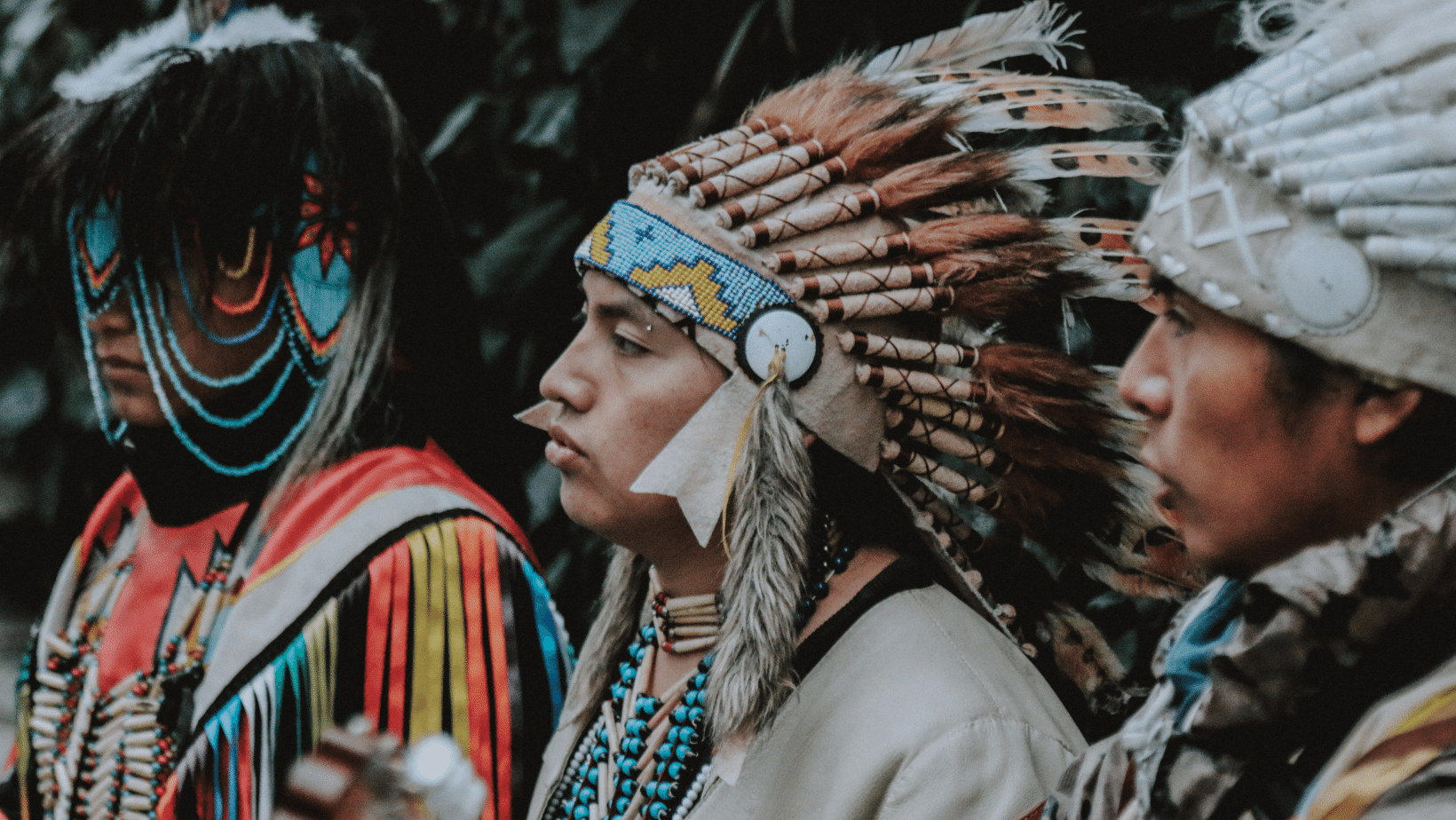 Three Native American Men
