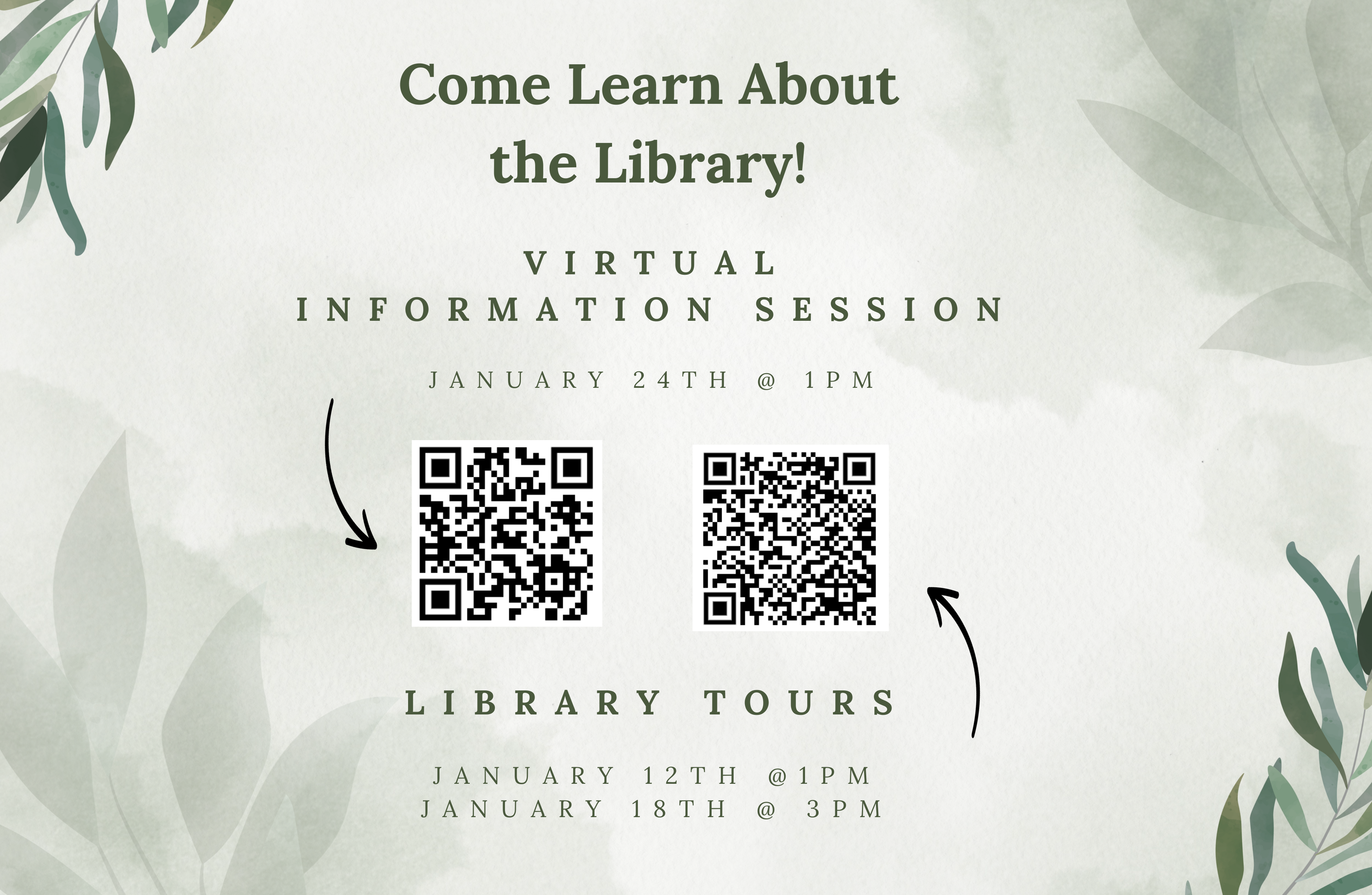 information session dates