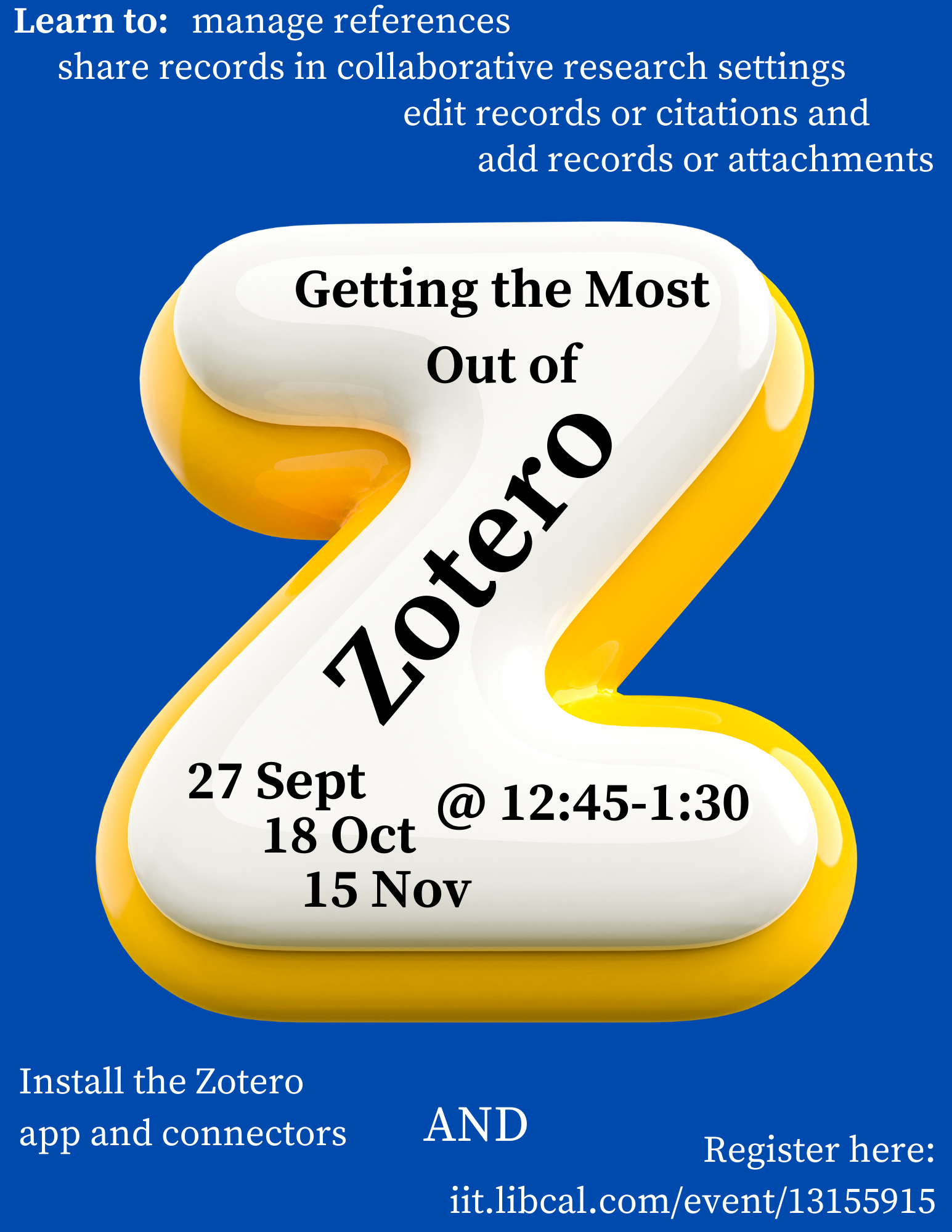 zotero poster created in Canva