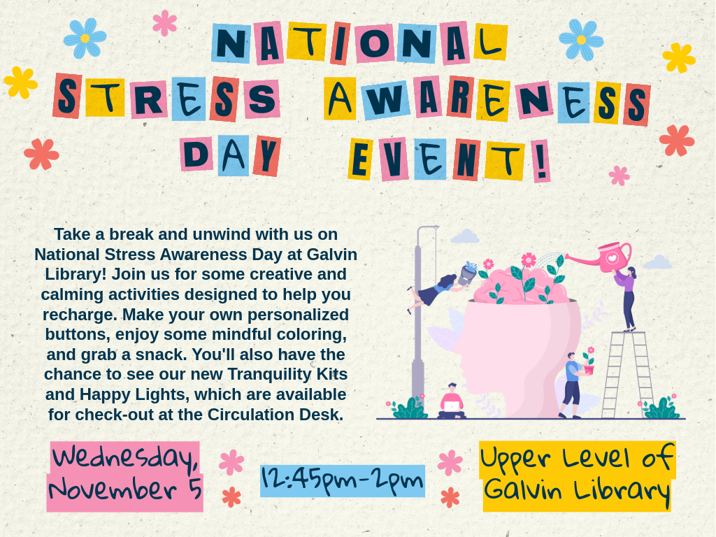 National Stress Awareness Day Event | library.iit.edu